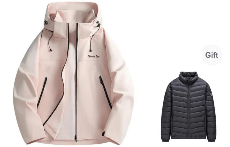 Warrior Lace Up Waterproof And Windproof Windbreaker Jacket Unisex-39