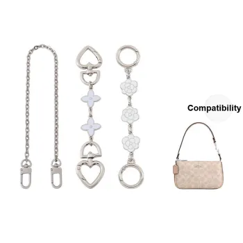 Gloya Metal Combo Set With Multiple Accessories Bags Women's Silver