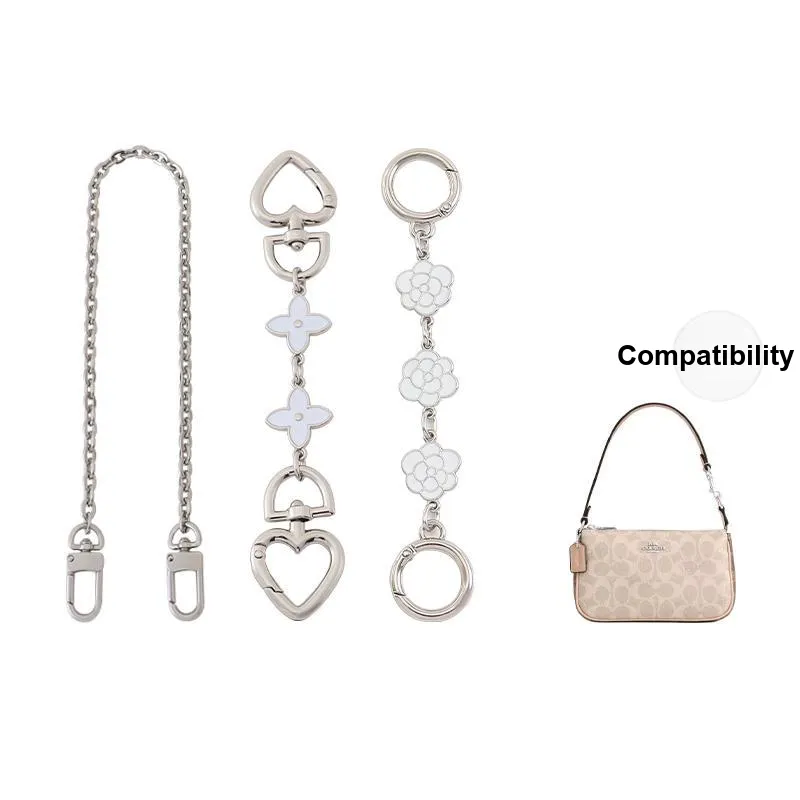 Gloya Metal Combo Set With Multiple Accessories Bags Women's Silver-0