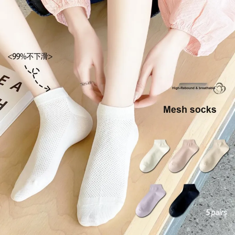 AUGUST Ankle Socks Women's 5 Pack-2