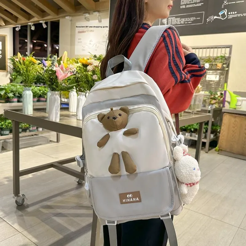 Vack Nylon Backpack Unisex Multicolor-4