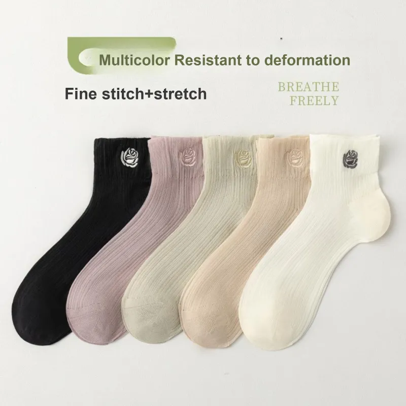 XXLLG Ankle Socks Women's 5 Pack-2