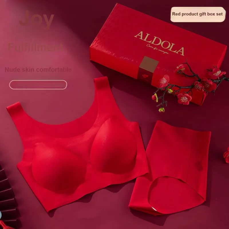 ALDOLA Underwear Set Women's Red-1