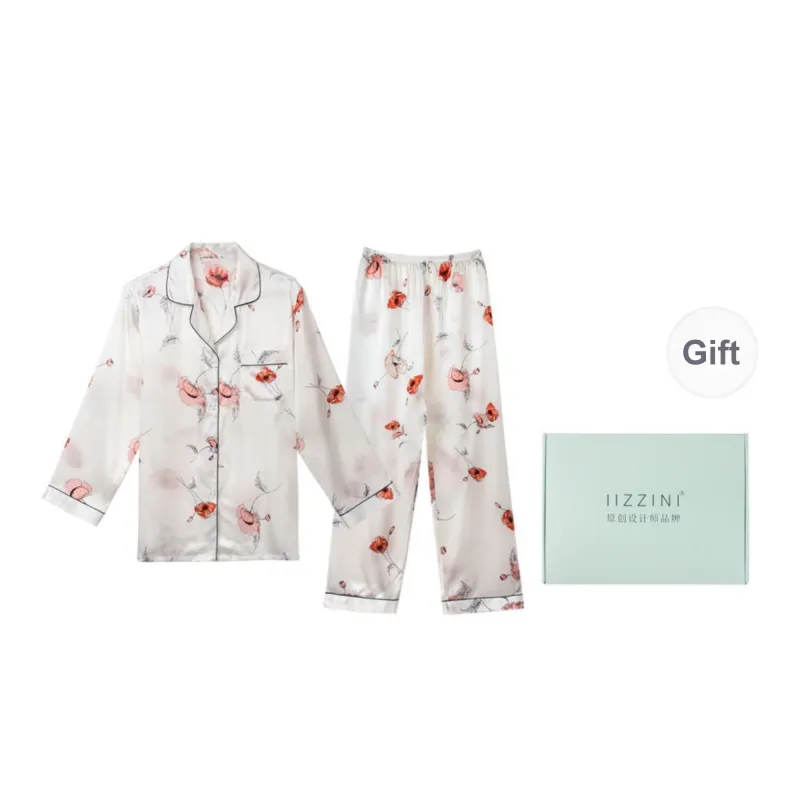 IIZZINI Pajama Set Women's White-1