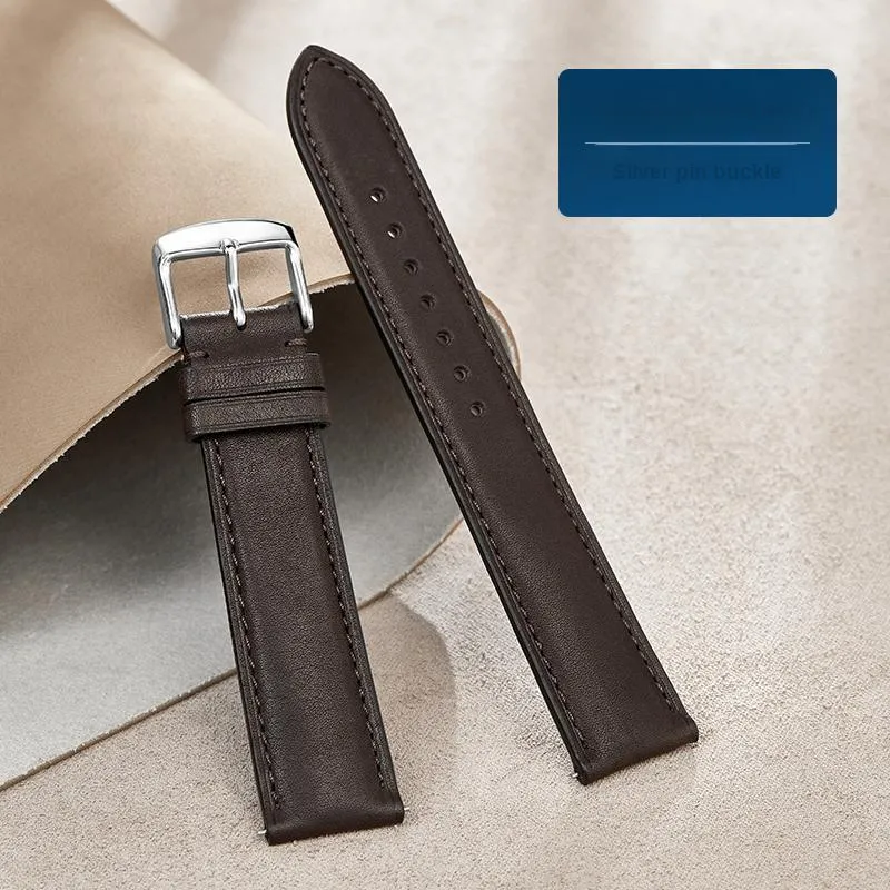 IStrap Longines Compatibility Watch Band 18/19/20/21/22mm Genuine Leather Material-8