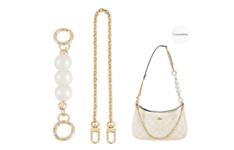GUYI Metal Bag Accessory Bag Strap Women's Gold Tone-30