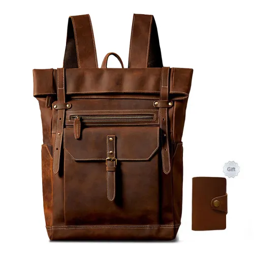 Simple & Nature Backpacks Dark Brown