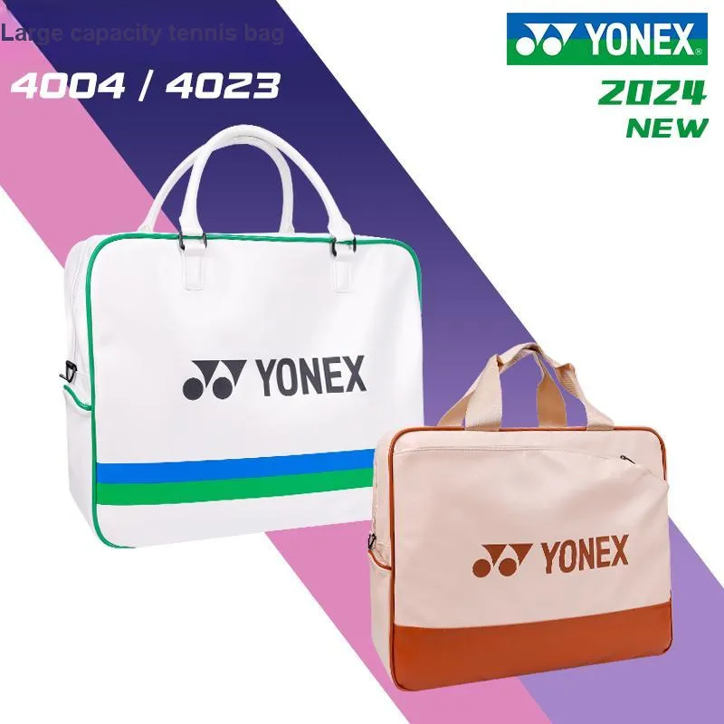 YONEX Badminton Racket Bags One Shoulder Bag Khaki Unisex-3
