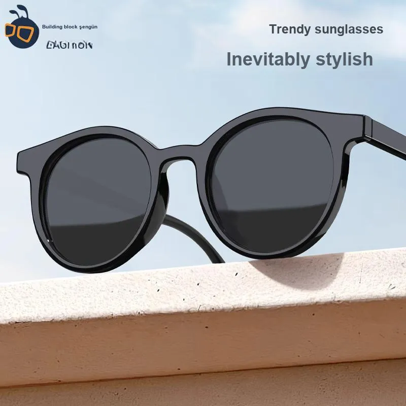 LASHION Round Sunglasses Unisex Multicolor-4