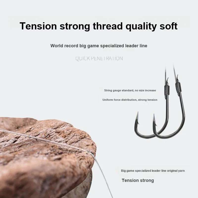 Dragon King Of The Sea Fish Hook High Carbon Steel Long Shank Hook-7