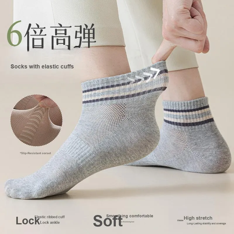 Lan Miao Mid Calf Socks Men's 10 Pack-5
