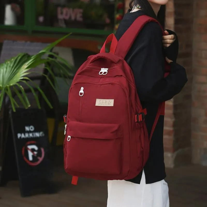 Gorora Nylon Backpack Regular Unisex Multicolor-7