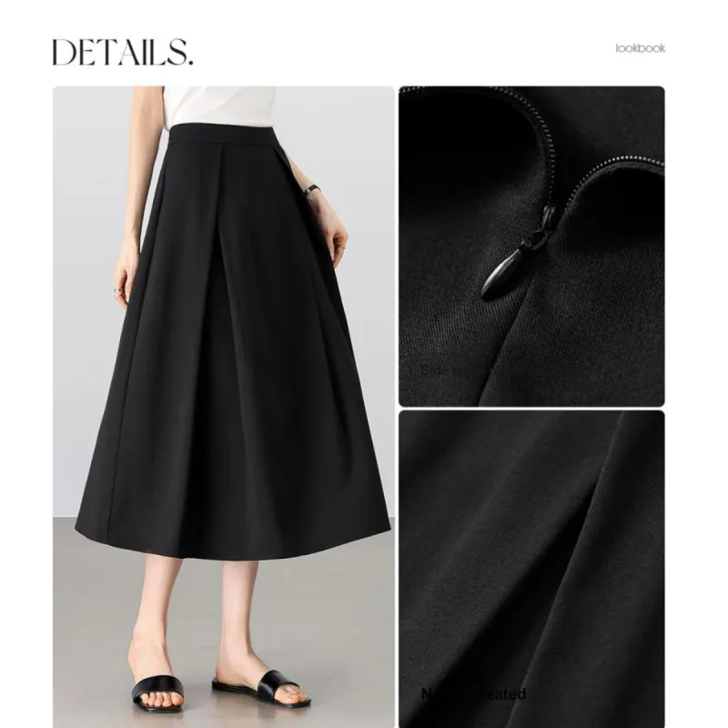 SENTUBILA Casual Long Skirt Women's-4