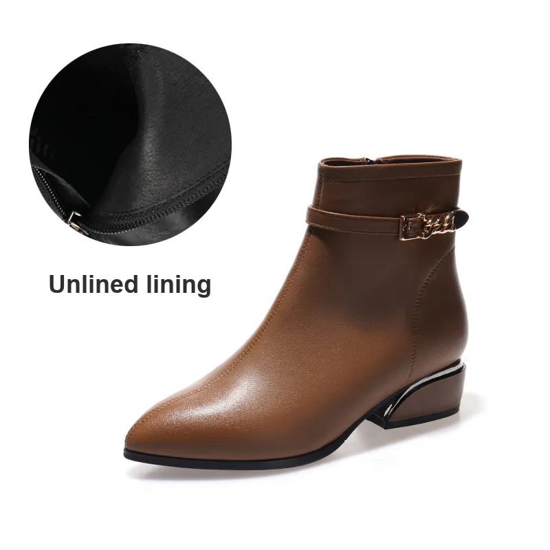 Devanro Ankle Boots Women's Black-10