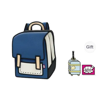 JumpFromPaper Polyester Backpack Regular Unisex Classic Blue