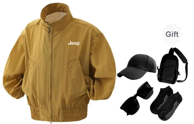 Jeep Breathable Quick Dry UV Protection Sun Protection Clothing Unisex Comes With Set-14