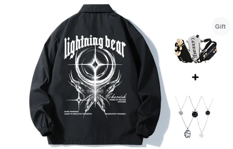 LIGHTNING BEAR Jackets Coats Unisex-1