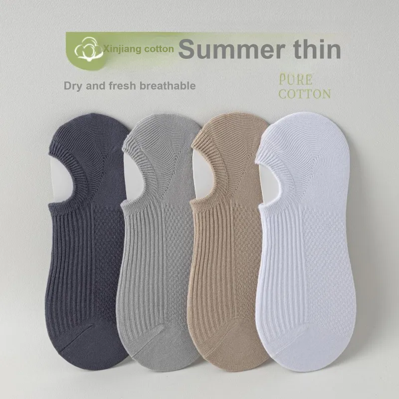 XXLLG No Show Socks Men's 4 Pack-2