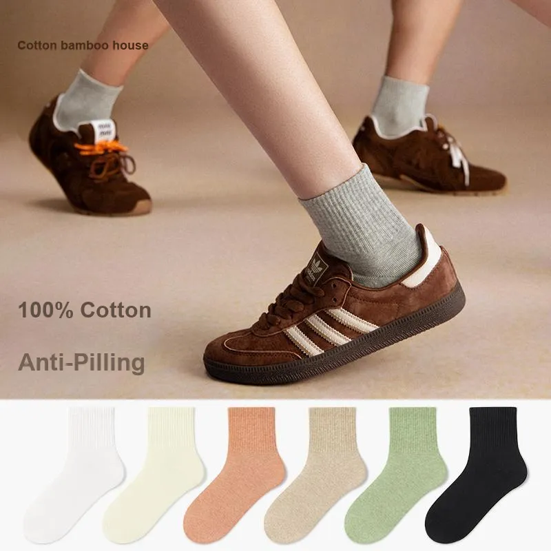 B&C.Room Mid Calf Socks Women's 6 Pack-16
