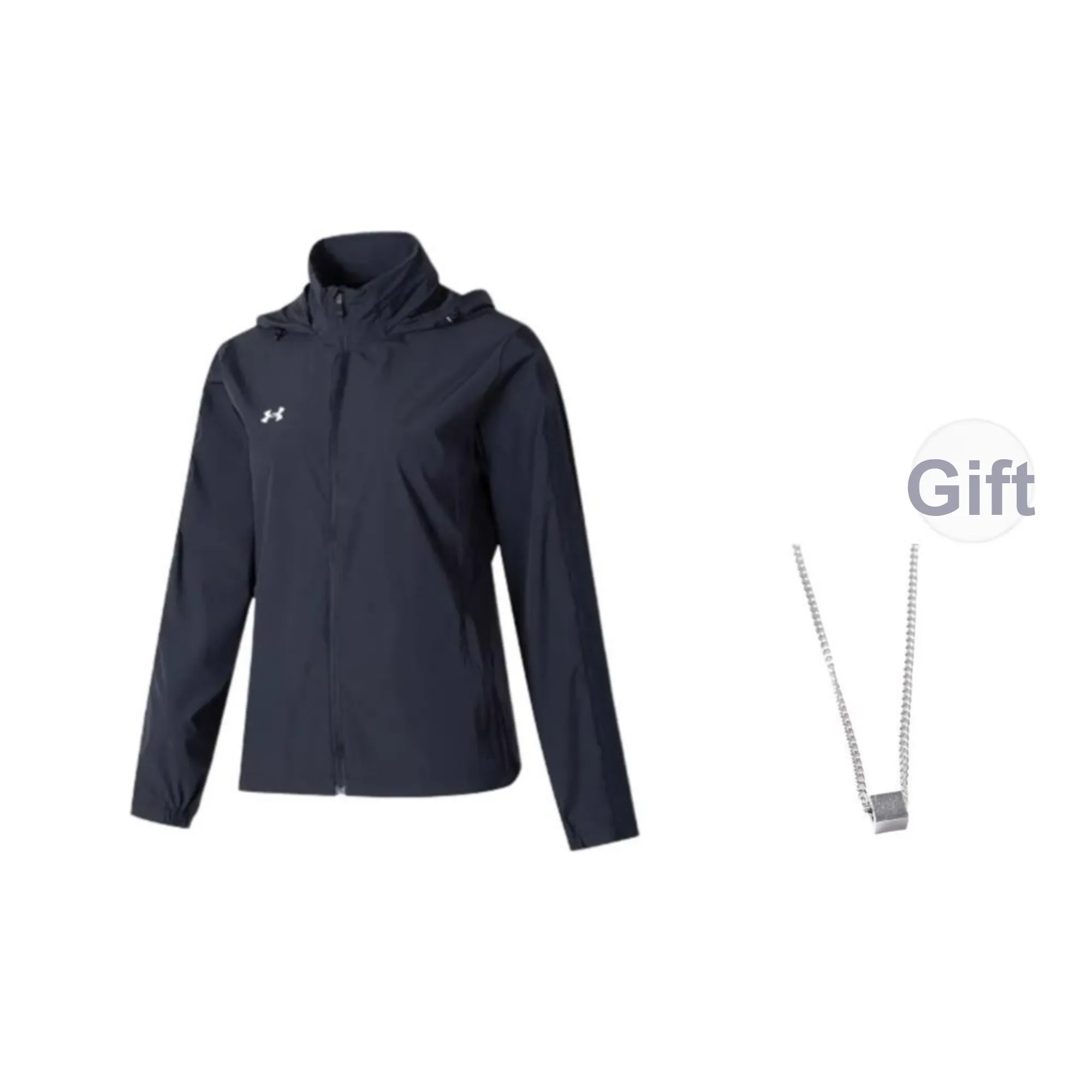 Under Armour Jackets Coats Unisex Black, Comes With Necklace
