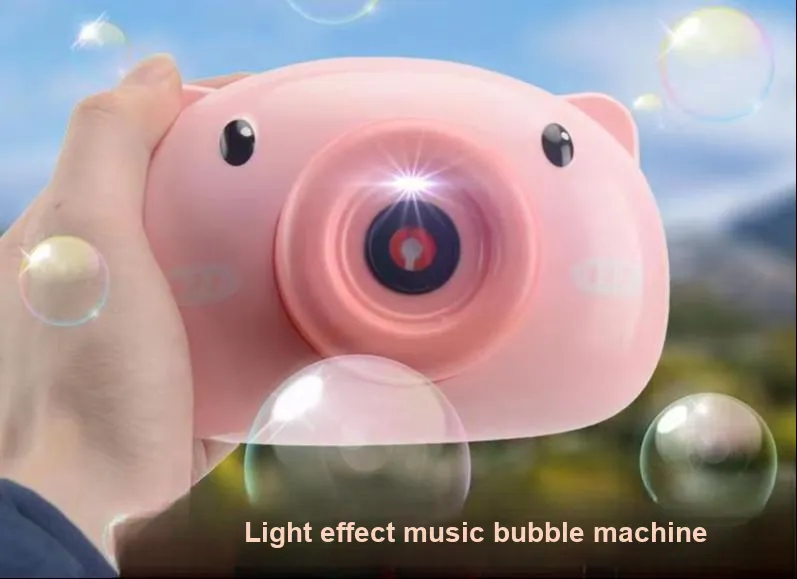 Abay Electric Music Bubble Blowers Bubbles Pig Toys-1
