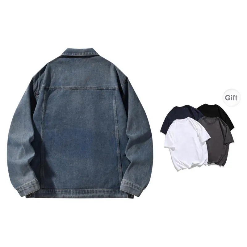 Cost Per Kilo Denim Jacket Unisex-16