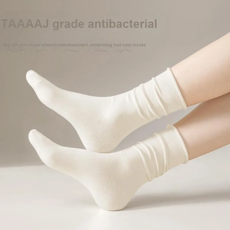 B&C.Room Mid Calf Socks Fall Winter Women's 5 Pack-7