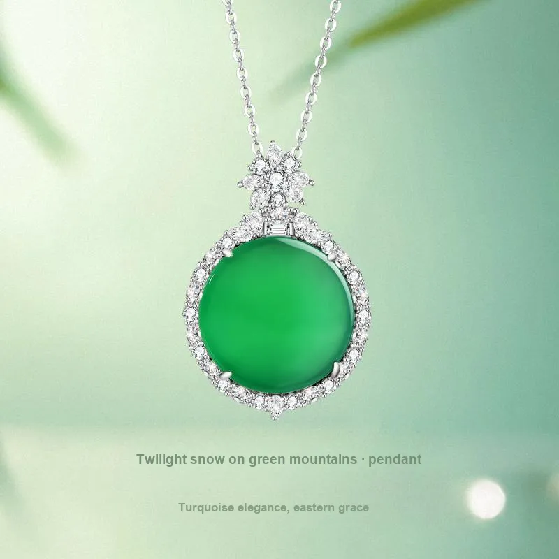 JINLIUFUJIXIANG Agate Necklaces Women's-1