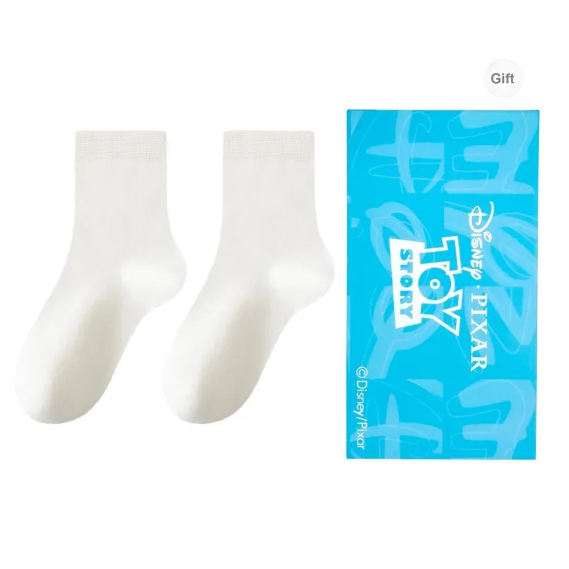 Disney Mid Calf Socks Unisex Box 4 Pack-7