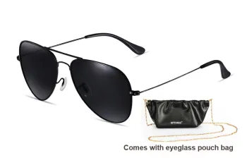Upthree Stainless Steel Aviator Sunglasses Unisex