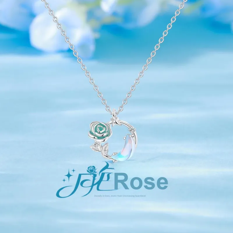 KINGFOCUS 925 Sterling Silver Necklace Anniversary Of Love Confession Gift Women's-2