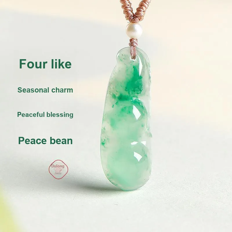 YINXIANGMOU African Emerald Necklaces Unisex-1