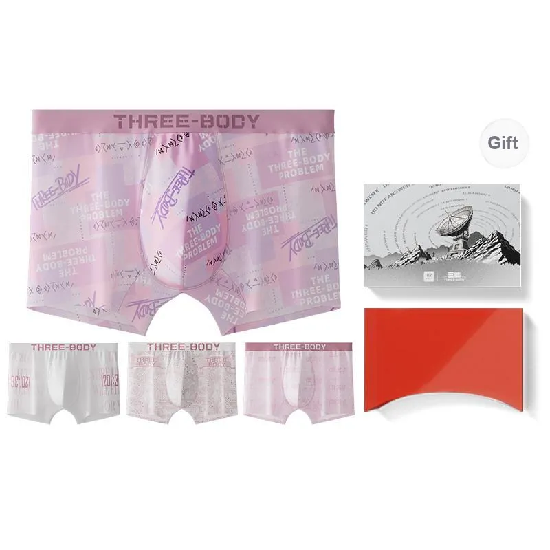 HLA x THREE BODY Three body Underpants Men's 4 Pack