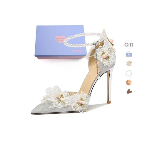 Xingdiman Высокие каблуки Женские Серебряные