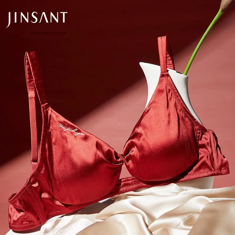 JINSANT Underwear Set Women's Red-1