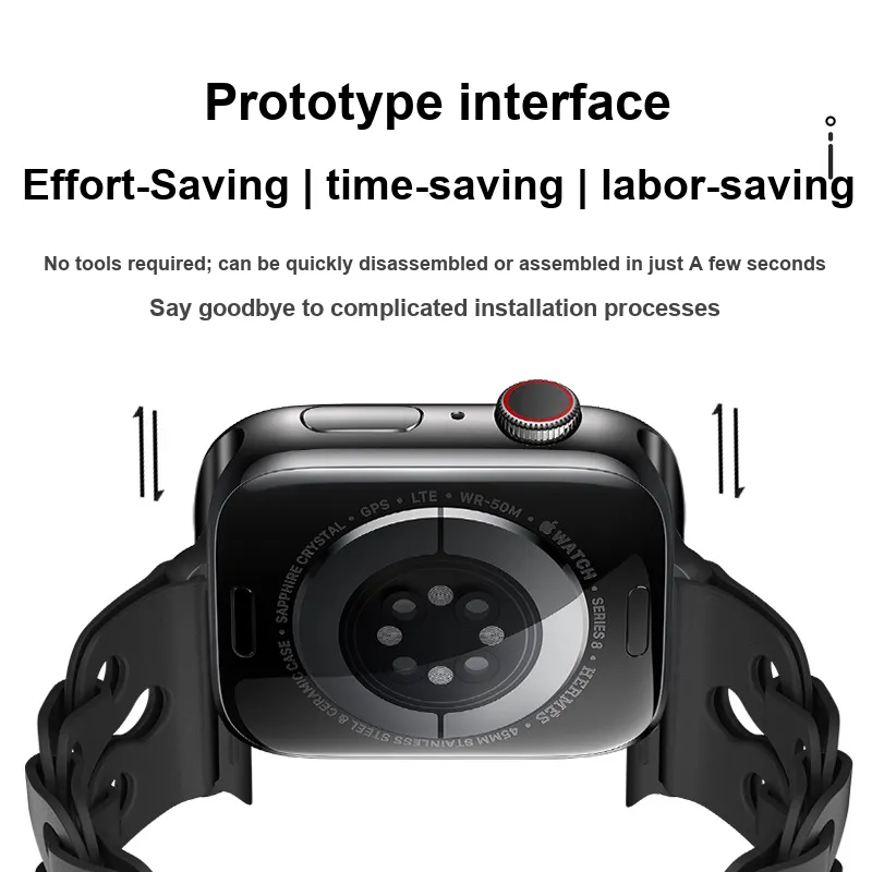 CHRROTA All Compatibility Watch Band 49mm Silicone Material-3