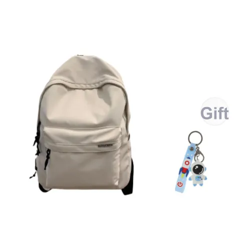 B.LB.L Nylon Backpack Unisex White Black B.LB.L Нейлон Рюкзак Унисекс Белый Черный