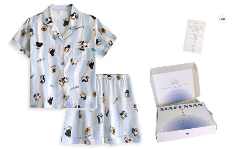 XIAFENYAN Pajama Gift Box Women's-0