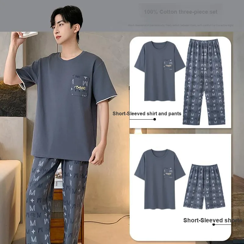 GOSO Pajama Set Men's Slate Gray-2