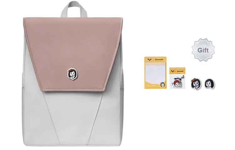 MAH X Finerworld Collaboration Collection Polyester Backpack Regular Unisex Multicolor-5