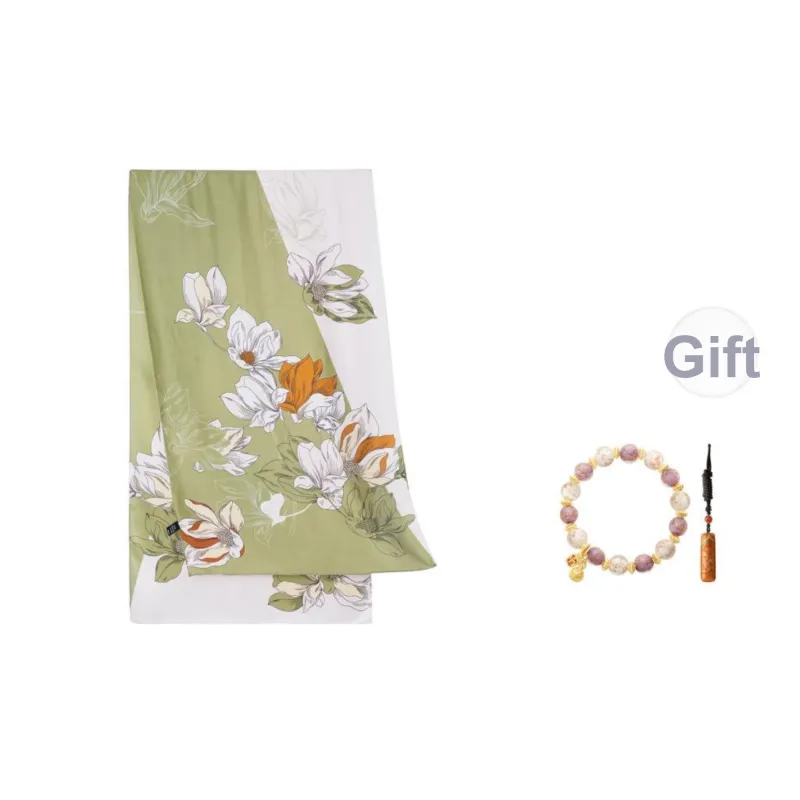 WENSLI Silk Scarves Women's-12