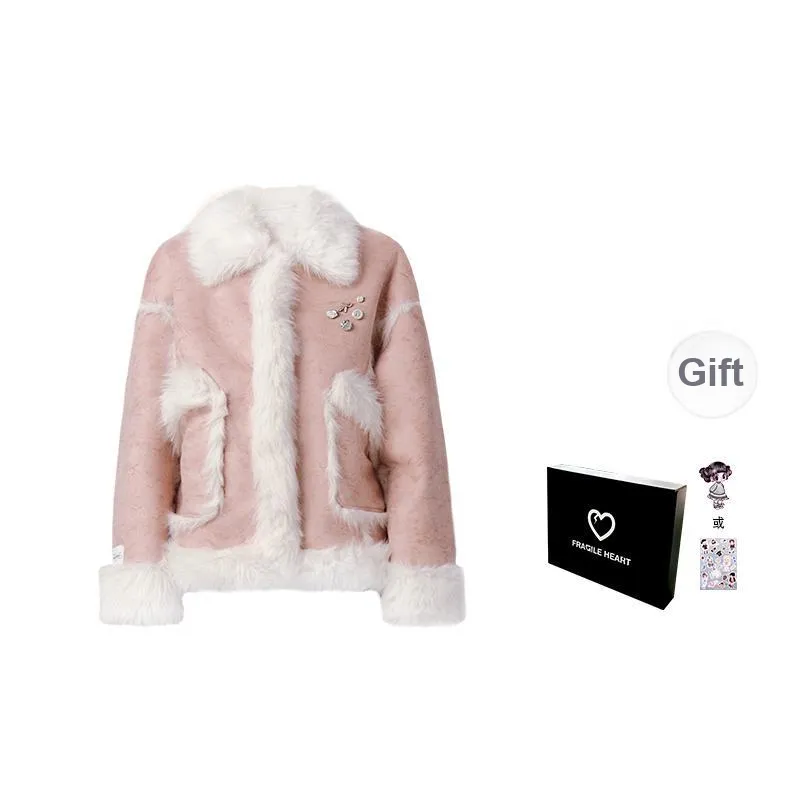 FRAGILE HEART Velvet feel Coat Women's