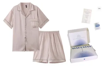 XIAFENYAN Pajama Gift Box Men's Pink