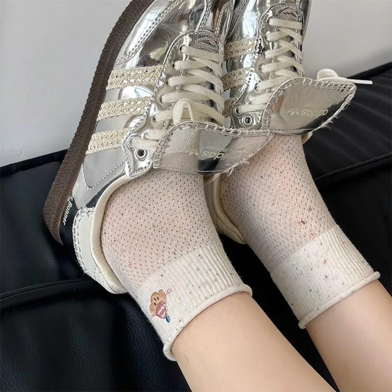 Moremoli Mid Calf Socks Women's 4 Pack-4