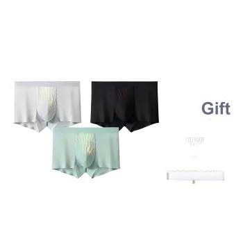 XIA.WA.ZHI.XIU Underpants Men's Shopping Bag 3 Pack