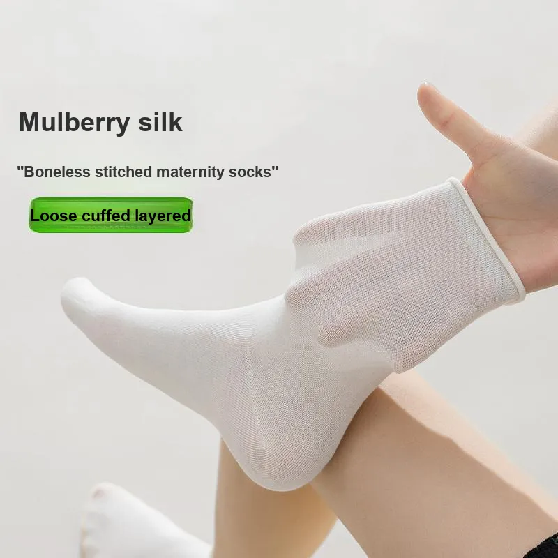 MIIOW Mid Calf Socks Women's 4 Pack-28