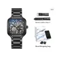 Black Case Black Dial[Free Genuine Leather Strap]