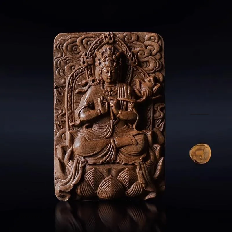DALONG Old Mountain Sandalwood Pendants Unisex-14