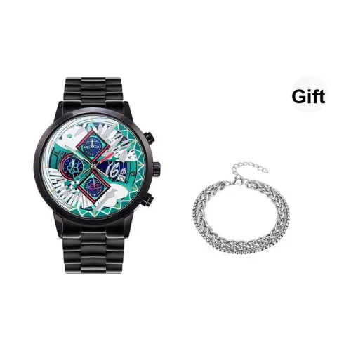 ingyunshi Кварцевый механизм Унисекс Синий циферблат