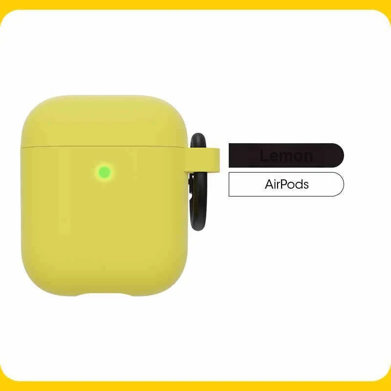 OtterBo Compatible With Apple AirPods 1st Generation 2nd Generation Silicone Minimalist Style Headphone Cases-2
